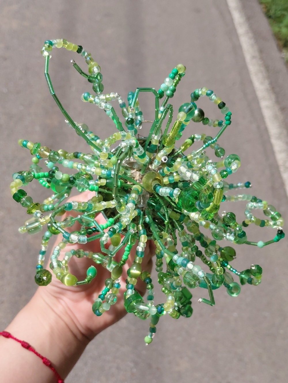 Handcrafted Beaded Plant - Picture 3 of 6